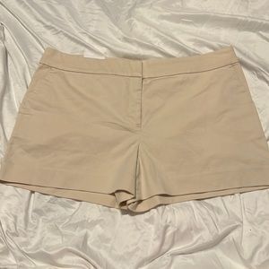 Cream LOFT shorts